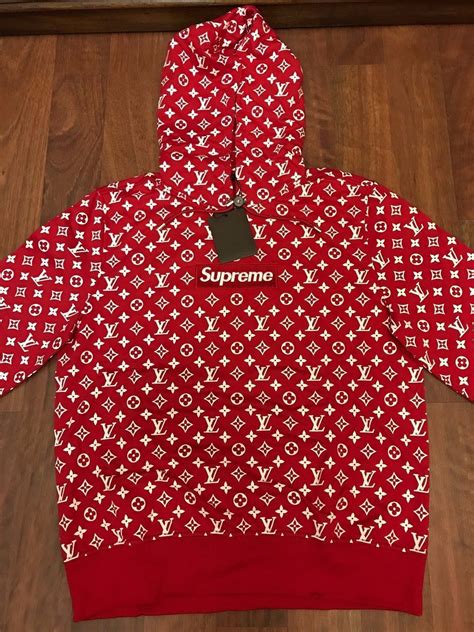 lv hoodie supreme price|supreme louis vuitton shirt.